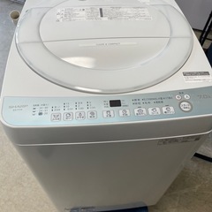 2022年　シャープ　洗濯機　7kg  美品