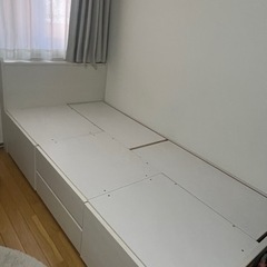 ニトリ 収納付きシングルベッド 