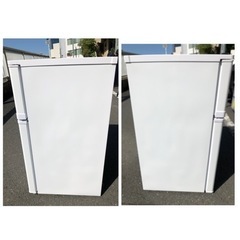 (ジ46)SALE‼️¥13,200(税込) ELSONIC ノンフロン冷凍冷蔵庫 EJ-R832W 2023年製