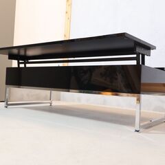 dinos(ディノス)取り扱いの天板下に収納スペースを備えた大理石調