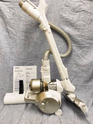 ★東芝 VC-SG910X-N(サテンゴールド) TORNEO V(トルネオブイ) サイクロンクリーナー　掃除機　2021年製