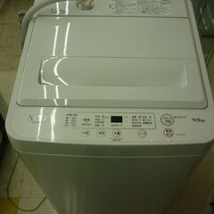 桐生店【現状品】 j-31 ヤマダセレクト 洗濯機 YWM-T45H1
