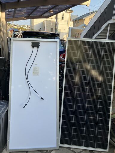 太陽光発電＿プラグインソーラー（コンセントで発電）  ソーラーパネル 400wセット（ 200w ×2） 　架台セット