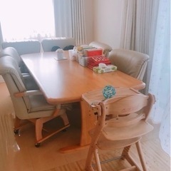 【ネット決済】家具 ダイニングセット　ダイニングテーブルセット