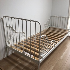 IKEA ミンネン　伸縮ベッドフレーム&すのこ&マットレス