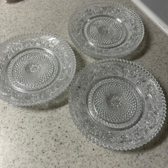 可愛いガラスデザート皿6枚