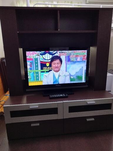 【お得】テレビと収納付きテレビ台のセット
