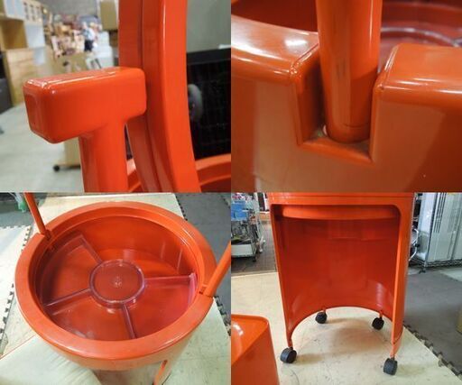 スペースエイジ プラスチック ドレッサー Silvi Fanini Fain S.P.A イタリア製 オレンジ ミッドセンチュリー家具 札幌市 新道東店 スペースエイジ プラスチック ドレッサー Silvi Fanini Fain