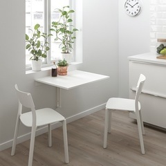 【決まりました】IKEA 壁付け折り畳みテーブル