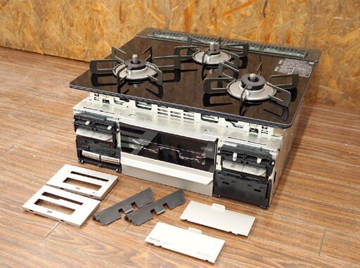 未使用品 Rinnai リンナイ グリル付きビルトインガスコンロ SENCE RB31AW36T1RVW 23年製 都市ガス用 (12A・13A用） RB31W36TRW