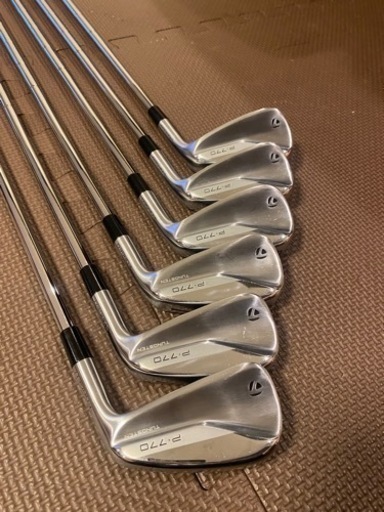 【金曜終】TaylorMade P770 DG120 アイアンセット 6本セット P770 アイアンセット Dynamic Gold EX TOUR ISSUE 金曜終】TaylorMade