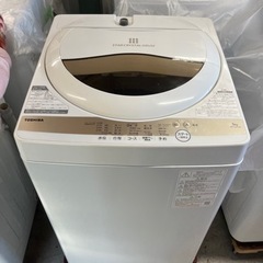 【分解清掃済み】2022年製TOSHIBA全自動洗濯機5kg/配...