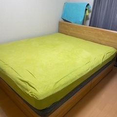 最終値下げします。家具 ベッド ダブルベッド