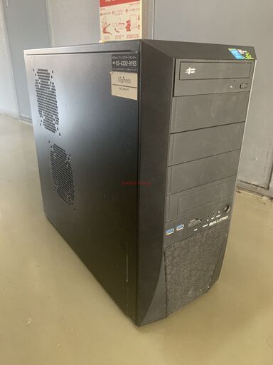 【故障】【ジャンク品】タワー型パソコン（2015年3月購入）