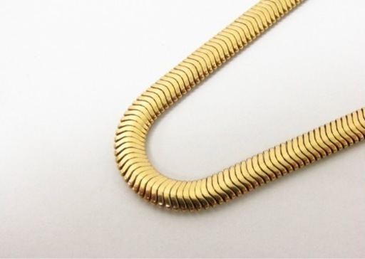 服/ファッション アクセサリーブレスレット K18 スネークチェーン