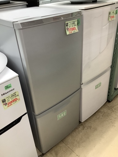 パナソニック 2ドア 冷蔵庫 138L NR-B14AW-S 管C240511BK (ベストバイ 静岡県袋井市)
