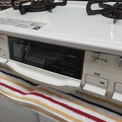 LPガス用 ガステーブル パロマ 2017年製 IC-N99H-R ホワイト 水無し片面焼きグリル 右強火 幅59㎝　西岡店