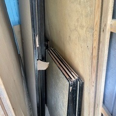 DIY用に
古い木枠引き戸　障子戸　扉 　