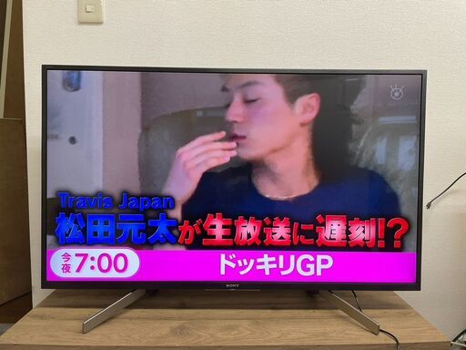SONY ブラビア 4K液晶テレビ 43インチ KJ-43X8000G 2019年製