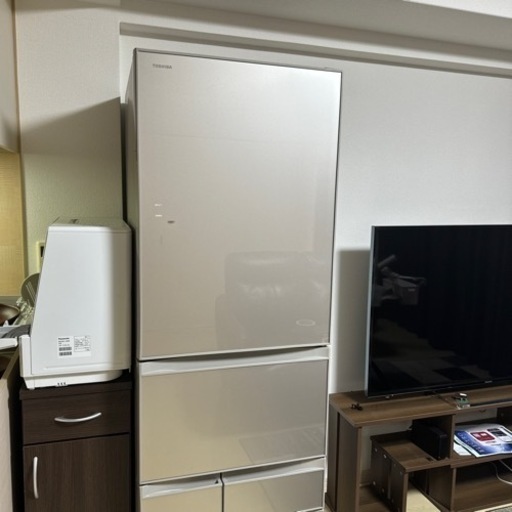 受付終了)TOSHIBA冷蔵庫411リットル - 冷蔵庫 受付終了)TOSHIBA冷蔵庫411リットル - 冷蔵庫