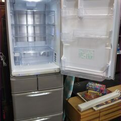 42,800-】SHARP シャープ 冷蔵庫 412L 2018年製 市内配送無料