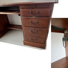 イーセンアーレン 本棚付デスク ETHAN ALLEN Country Crossing