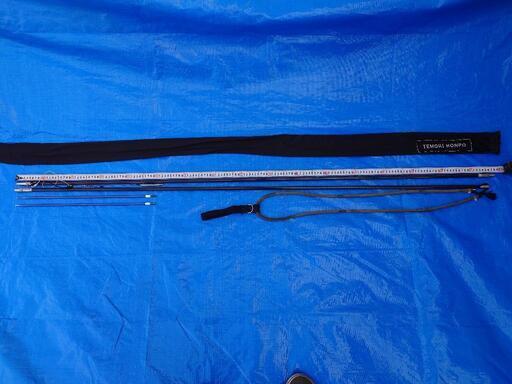 手銛本舗 平織2ピースフルカーボンチョッキ銛 スリングチャージ使用  