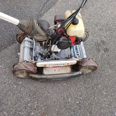 ▽【引取限定】共立 AZ850B スパイダーモア 自走式草刈機 芝刈機 4WD【下関