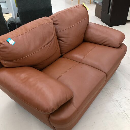 二人掛けソファ レザー スイートデコレーション 幅186x奥行76x高さ82cm