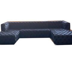 ★ 新札幌 ★ 2022年製  ベルベッドソファ カウチソファ コーナーソファ ラグジュアリー モダン / No.2513 ★