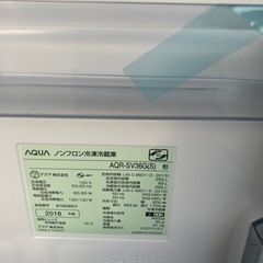  Aqua 355L 冷蔵庫 2018年