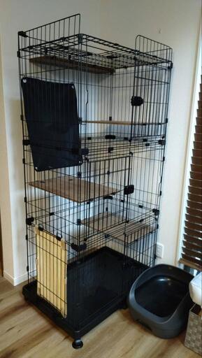 【新品】 9️⃣猫用ゲージ3段 アイリスオオヤマ