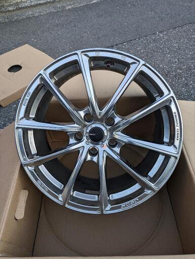 ENKEI TUNING SC50 ホイール4本【18×8.0J 5-114.3 +45 ハイパーシルバー】