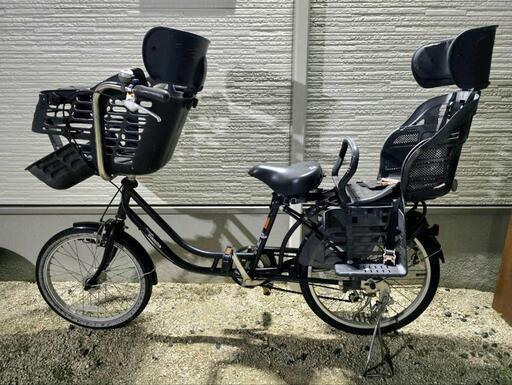子供乗せ自転車★マンマ★チャイルドシート★前後セット★前20インチ★後22インチ★6段変速星3人乗り