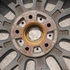 17インチアルミホイールセット pcd114.3 7J＋38(ホイールのみ販売です)