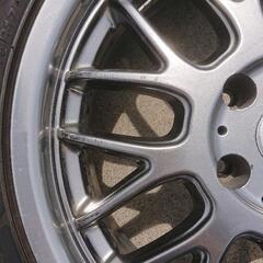 17インチアルミホイールセット pcd114.3 7J＋38(ホイールのみ販売です)