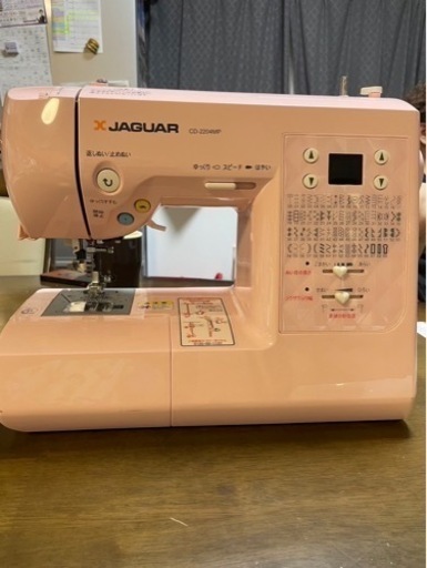 JAGUAR ジャガー CD-2204MP コンピューターミシン ミルキーピンク