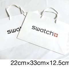 【無料 差し上げます】Swatch スウォッチ ショッパー 紙袋...