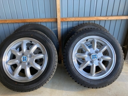 MINILITE 14インチ スタッドレスタイヤ ホイールセット 155/65R14スタッドレス MINILITEホイールセット