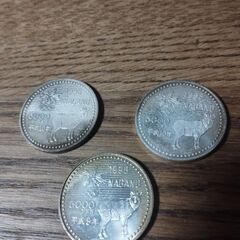 長野冬季オリンピック記念　5000円硬貨　3枚