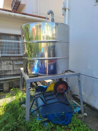 ステンレス貯水タンク架台付き - その他 