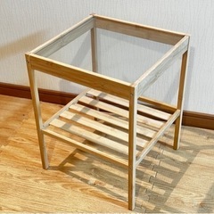 【IKEA】NESNA ネスナ サイドテーブル 
竹