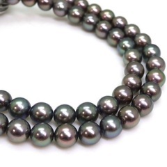 黒蝶本真珠ネックレス＊約30.6g 約43.0cm 約6.5~7.0