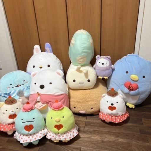 すみっコぐらし 中大ぬいぐるみセット