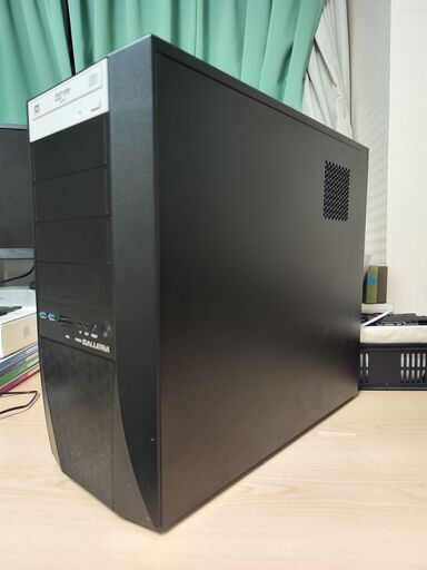 【処分価格】Corei7搭載 ガレリアゲーミングPC ゲームや日常作業に 大容量メモリ、NVMeSSD、HDD、DVD MicrosoftOffice付