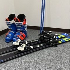 ジュニア スキー板 120 Salomon ブーツ 21-21....