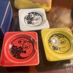 黄金 鯛猫 2匹  湯布院 輪葉葉工房 希少！当選品 箸置きおまけ付き