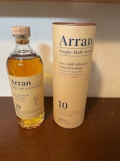 新品】希少品　THE ARRAN(アラン) 10年　ウイスキー700m