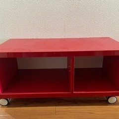 　赤　ラック家具 収納家具 カラーボックス