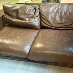 ⭐︎値下げ⭐︎無印　本革ソファー